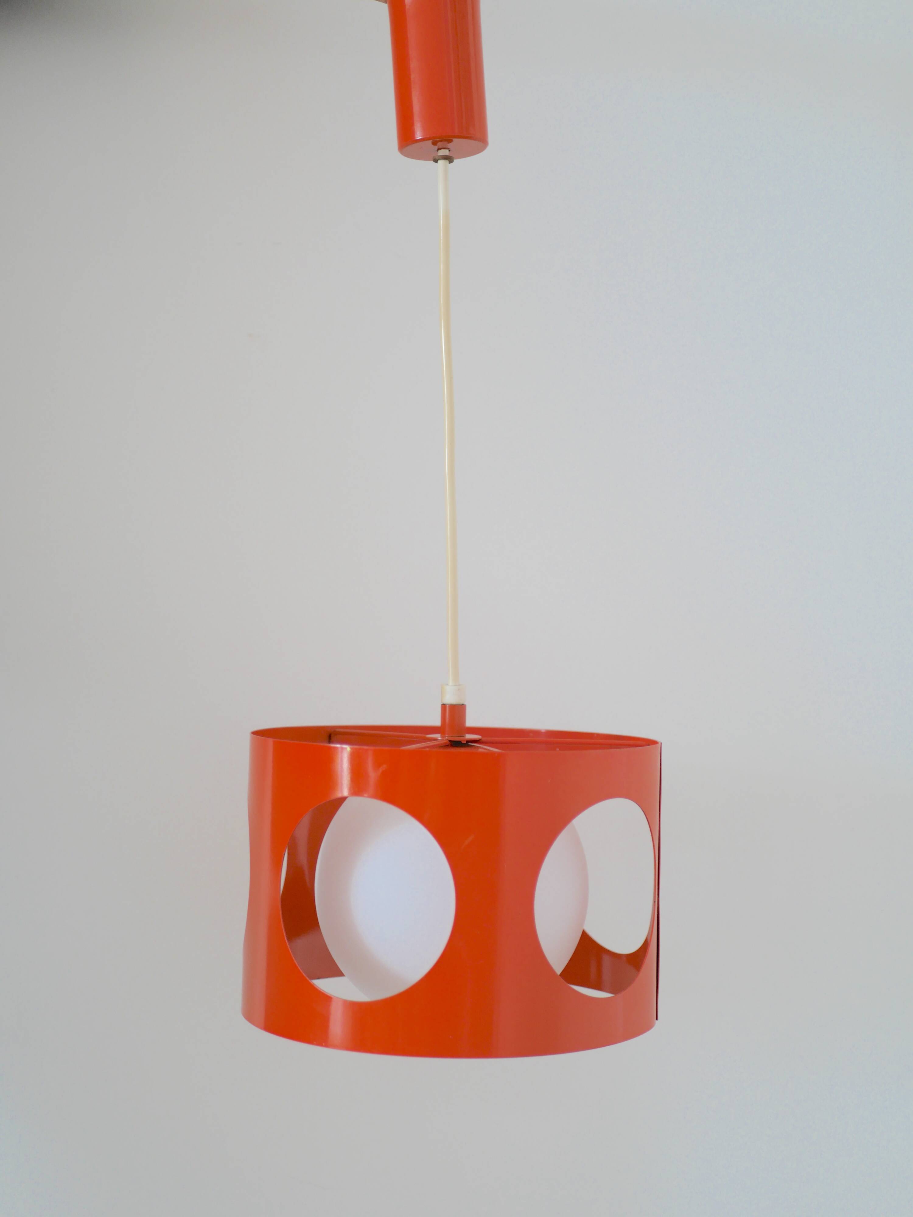 Suspension Disderot orange