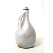 Pichet et bouchon en grès émaillé, 26cm