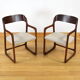 Set of 2 Armchairs Baumann Sled 1960