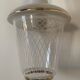 Lot de 2 suspensions verre années 50