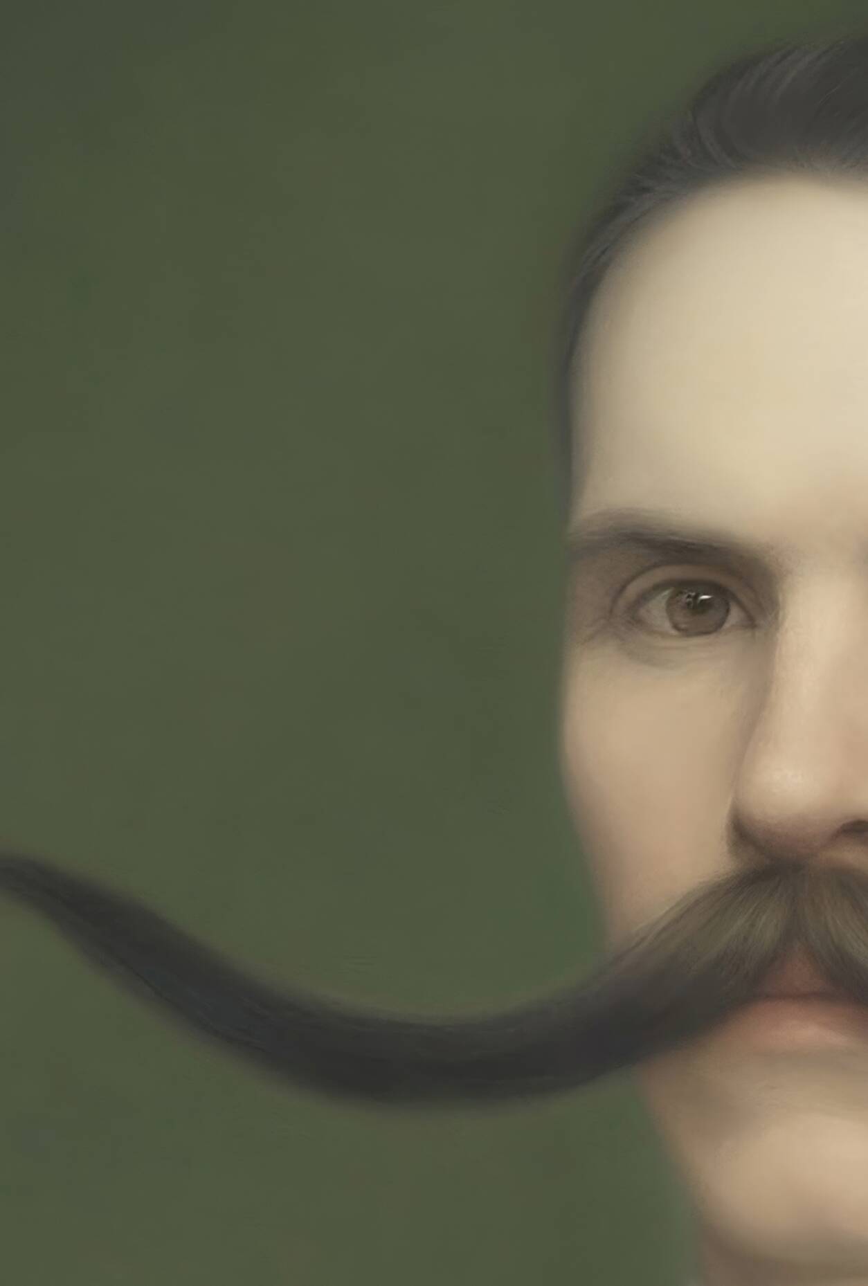 Old portrait - “Les moustachu-es” series