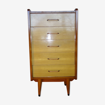 Commode 1960 pieds fuseau