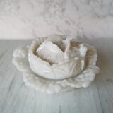 Bonbonnière form opaline cabbage