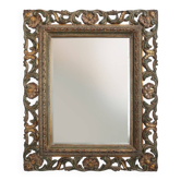 20th Century Baroque‑Style Mirror in Resin, Belgium