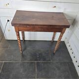 Old mahogany game table