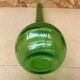 Antique Chianti Dame Jeanne Green Glass Bottle Large Vintage Model