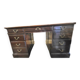 English Bureau "Pedestal Desk" Victorian Era