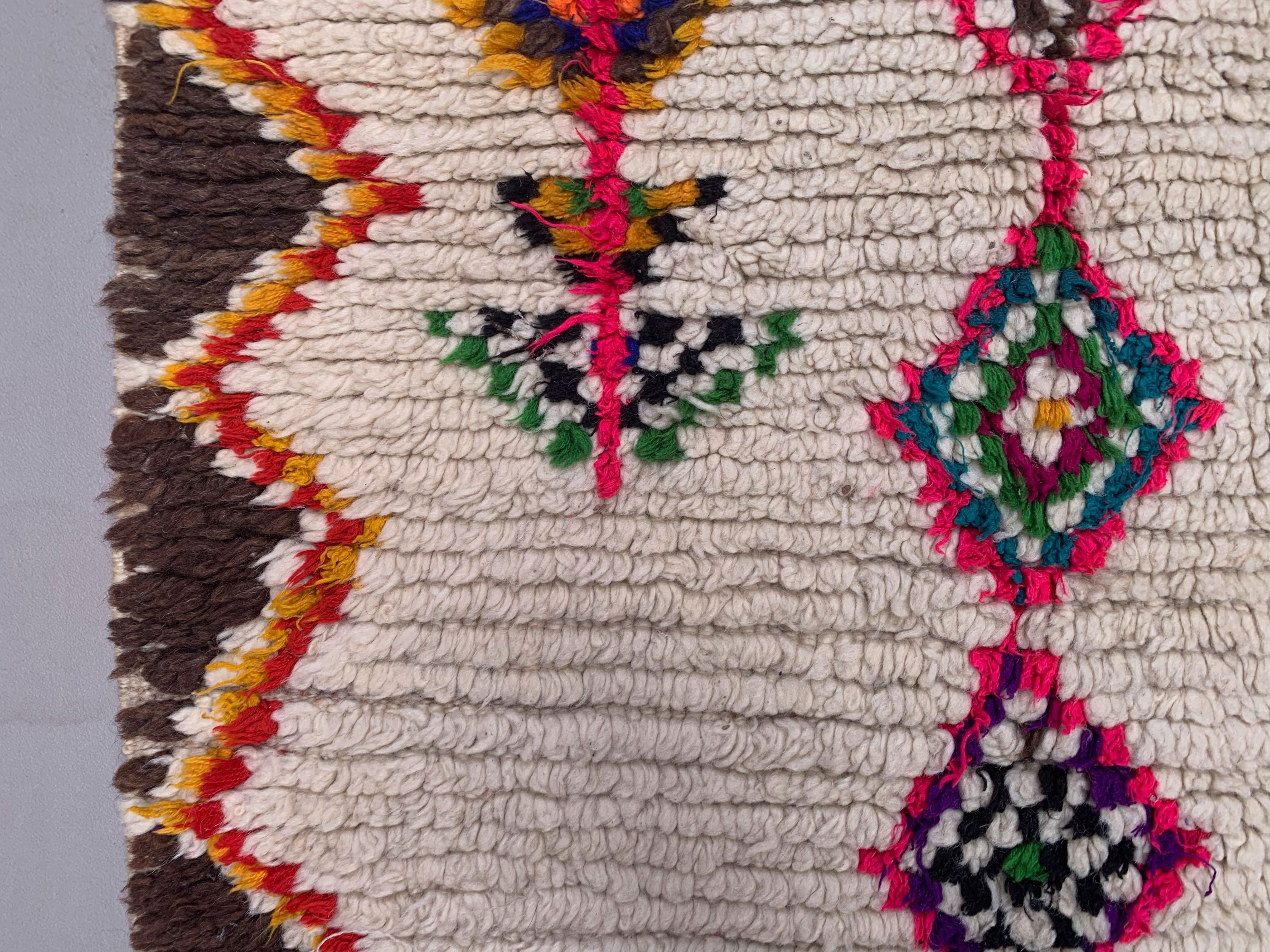 Vintage moroccan azilal rug 280x148 cm berber atlas, tribal