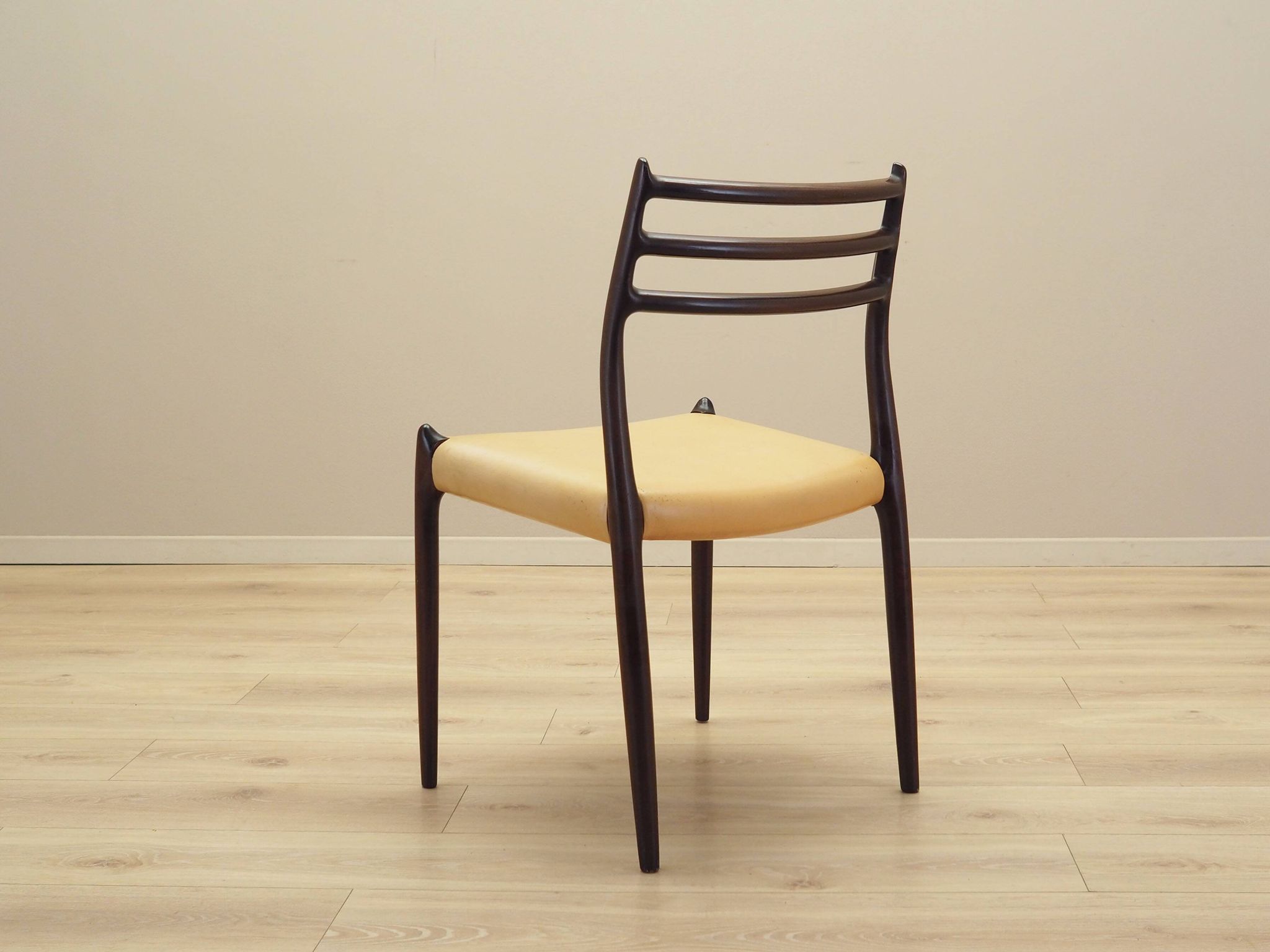 Set of six mahogany chairs, Danish design, 1960s, designer: Niels Otto Møll