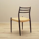Set of six mahogany chairs, Danish design, 1960s, designer: Niels Otto Møll