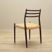 Set of six mahogany chairs, Danish design, 1960s, designer: Niels Otto Møll