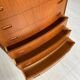 1960s Vintage Danish Bow-Front Teak Chest of Drawers