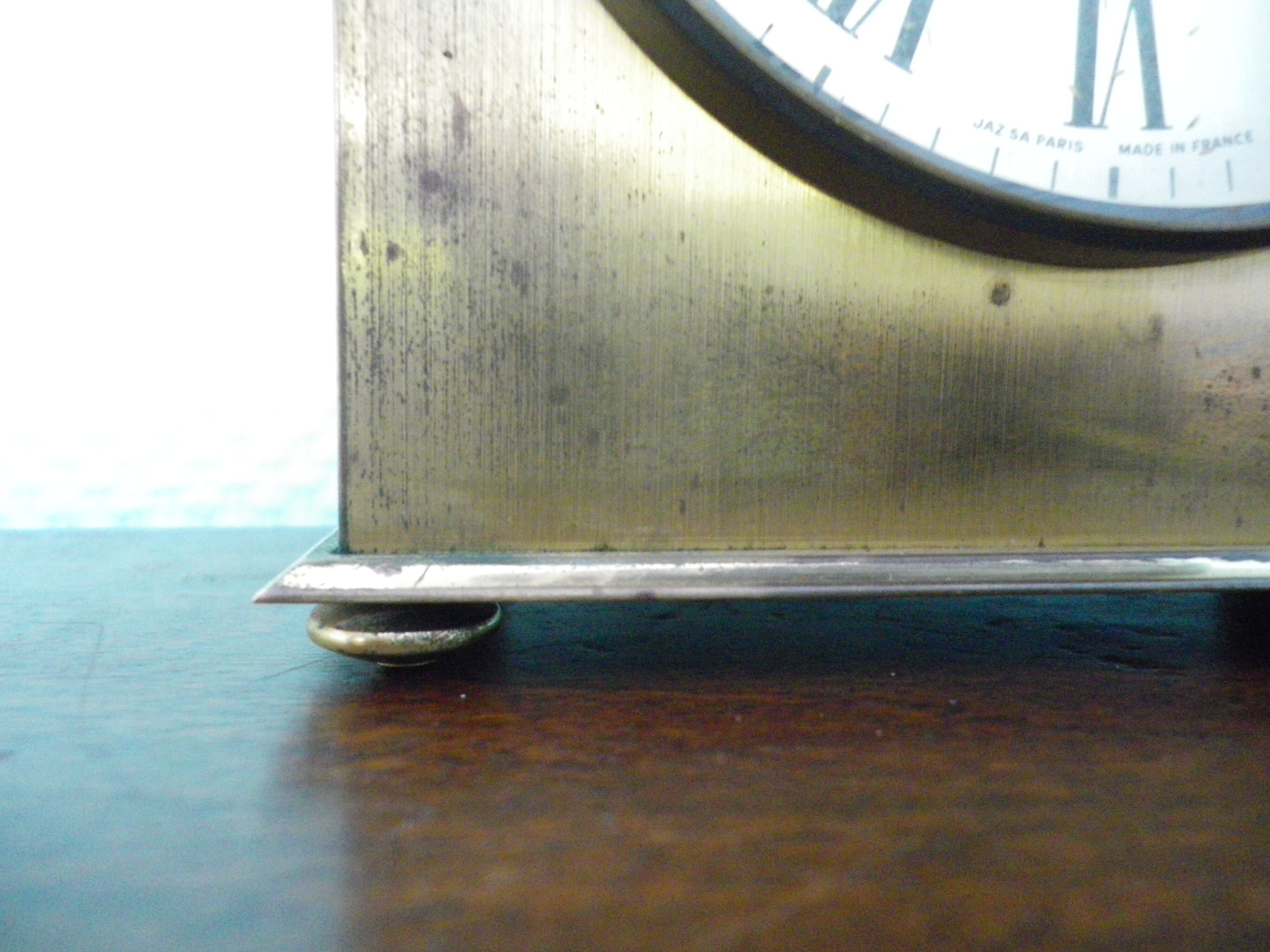 Pendulum officer Jaz Paris decoration, brass