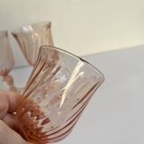 Pink wine glasses
