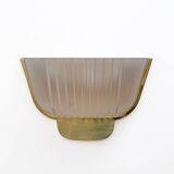 Pair of Art Deco Murano Glass Sconces Attributed to Archimede Seguso 1940s