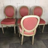 Suite of 4 medallion chairs