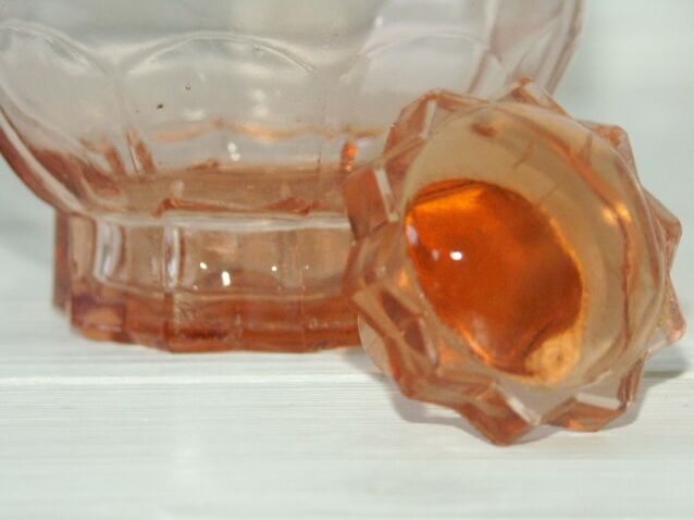 Decanter service & 8 art deco glasses
