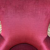 Paire de fauteuils crapauds Napoléon III