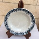 Set of 6 old flat plates and 3 hollow StAmand & Hamage Model "MOROCCO"