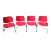 Set de 4 chaises DSC 106 de Giancarlo Piretti pour Castelli