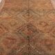 Peach Vintage Moroccan Rug 186 x 329 cm, Berber Wool Rug, Handmade Boho Rug