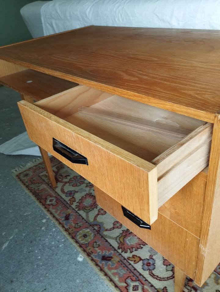 Geometric desk vintage design 1950s