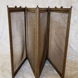 Brass and bronze steel firewall 4 panels XIX°