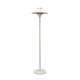 White metal floor lamp, Danish Modern, 1970s