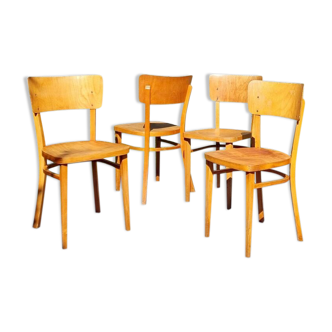 Set of 4 chairs Thonet bistro 50s/60s