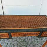 Rattan console