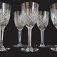 6 grands verres en cristal St Louis modèle Chantilly, non-signés