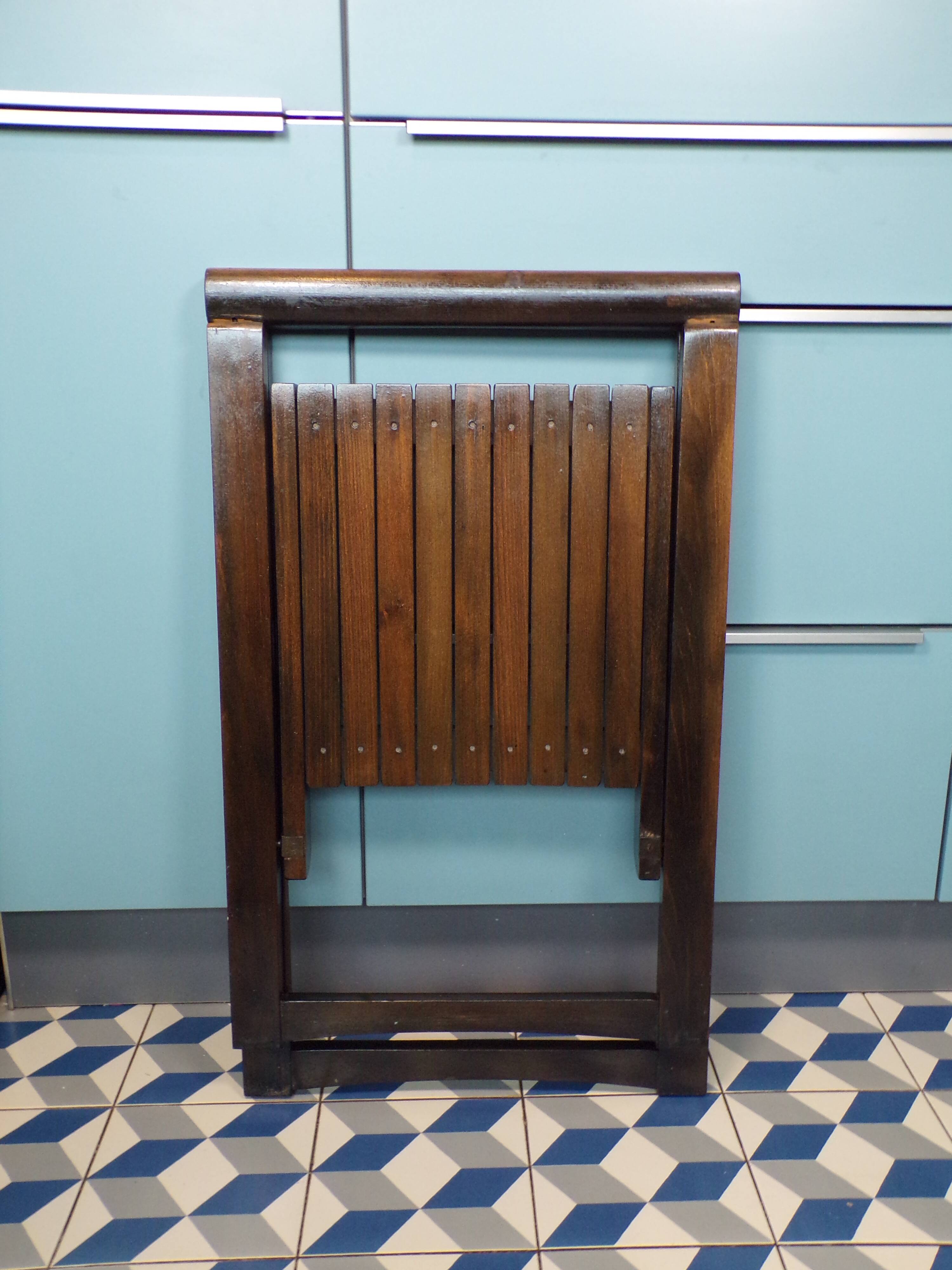 Vintage Italian folding chair