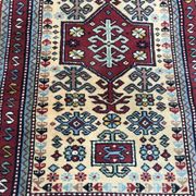 Carpet vintage caucasian chirwan done hand 75 x 120 cm