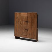 Art Populaire Alpine Cupboard, France, 19th Century