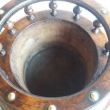 Late 19th century solid walnut planter