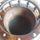 Late 19th century solid walnut planter