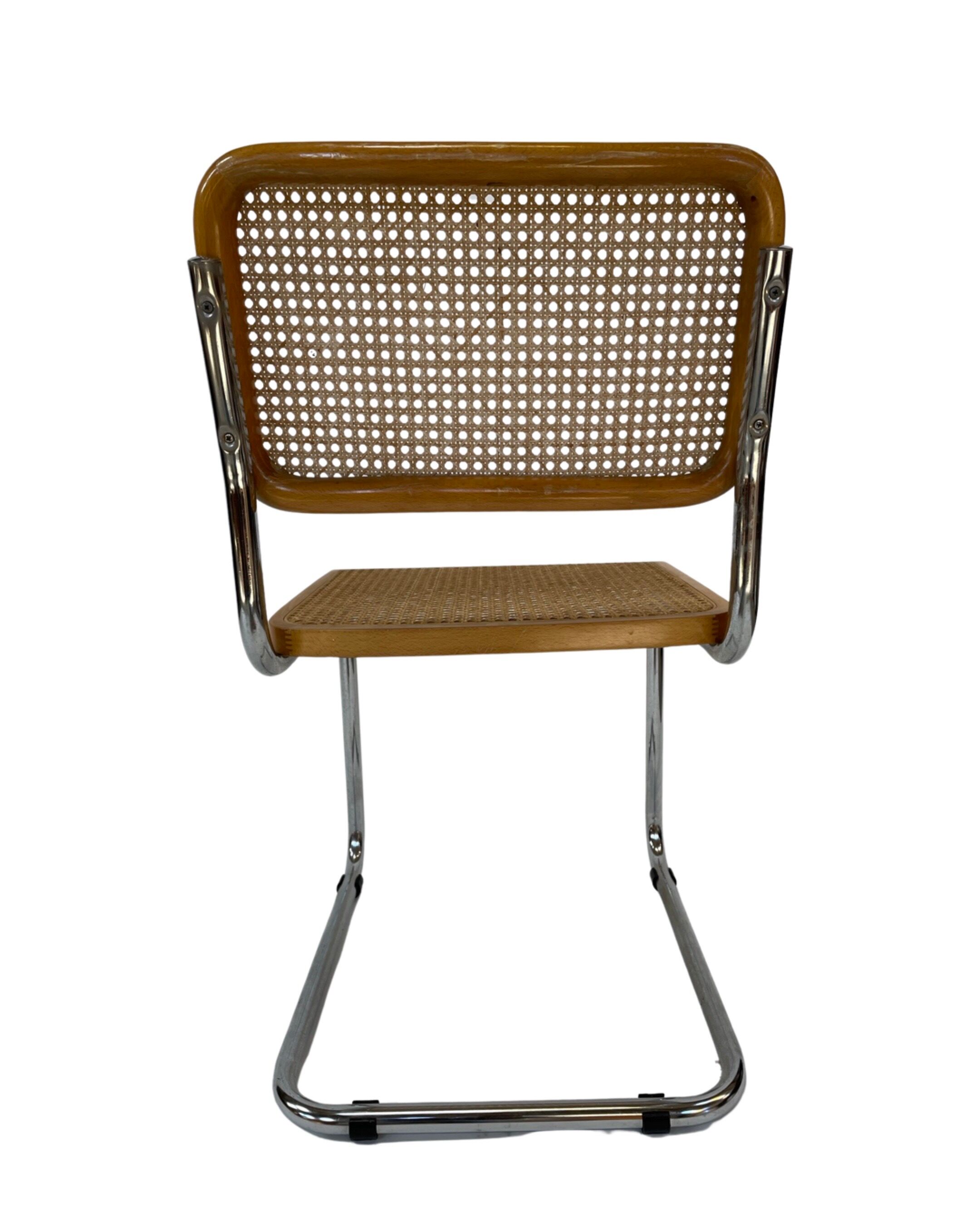 Cesca design chair b32 model in chrome