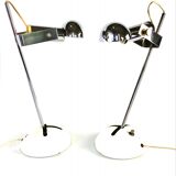 Robert Sonneman, pair of T395 Table Lamp for Luci Milan, 1972