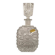 Real lead crystal foreign, small molded glass carafe and stopper