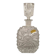 Real lead crystal foreign, small molded glass carafe and stopper