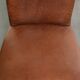 Set of 6 sheepskin dining chairs in a cognac colour with a lovely patina