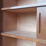 Large teak buffet bookcase 1950