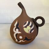 Signed terracotta vase