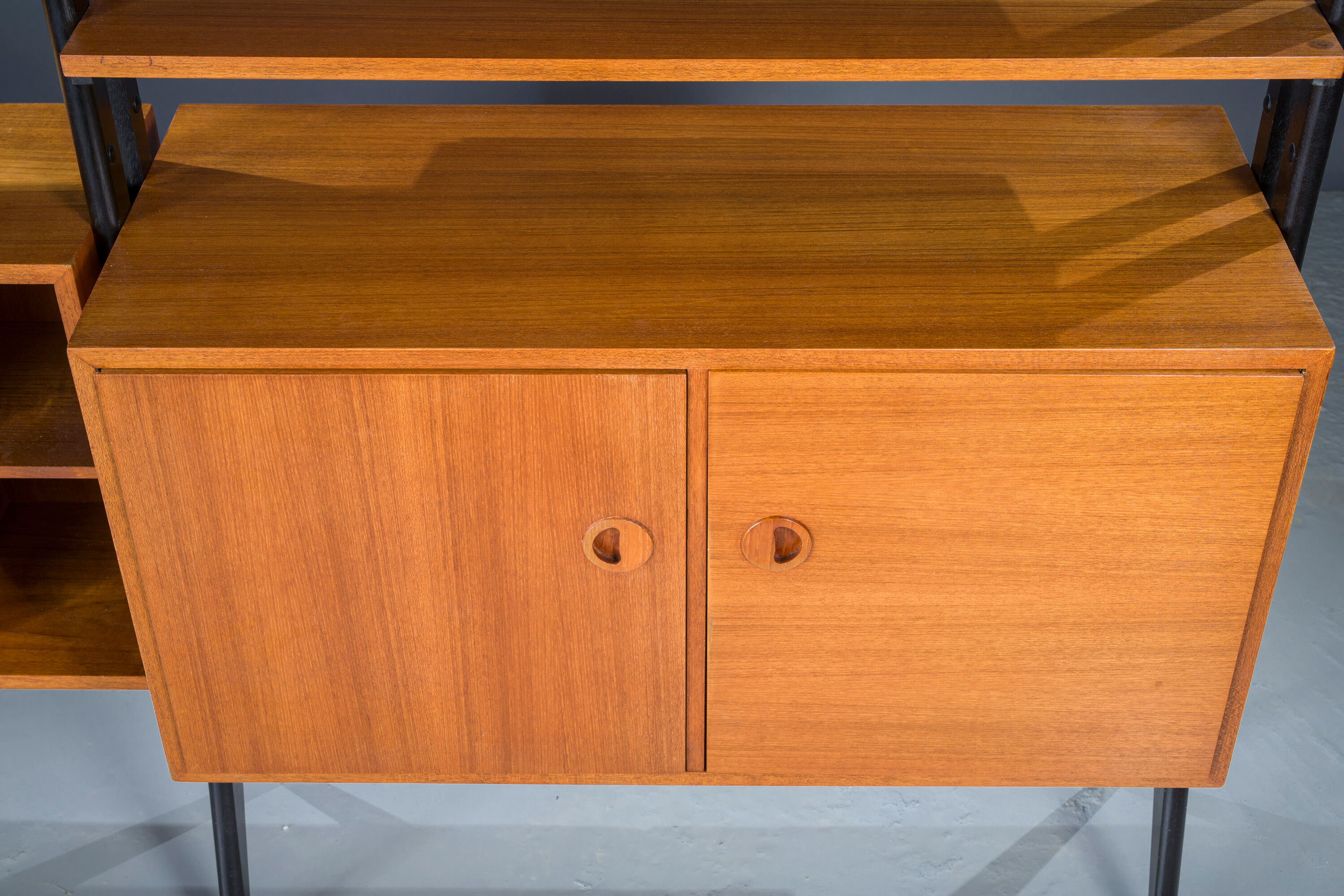 Danish Modular Teak Shelving, 1960s