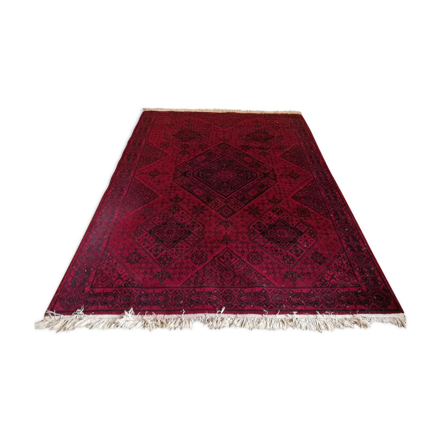 Red wool carpet 160x220cm