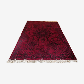 Tapis en laine rouge 160x220cm