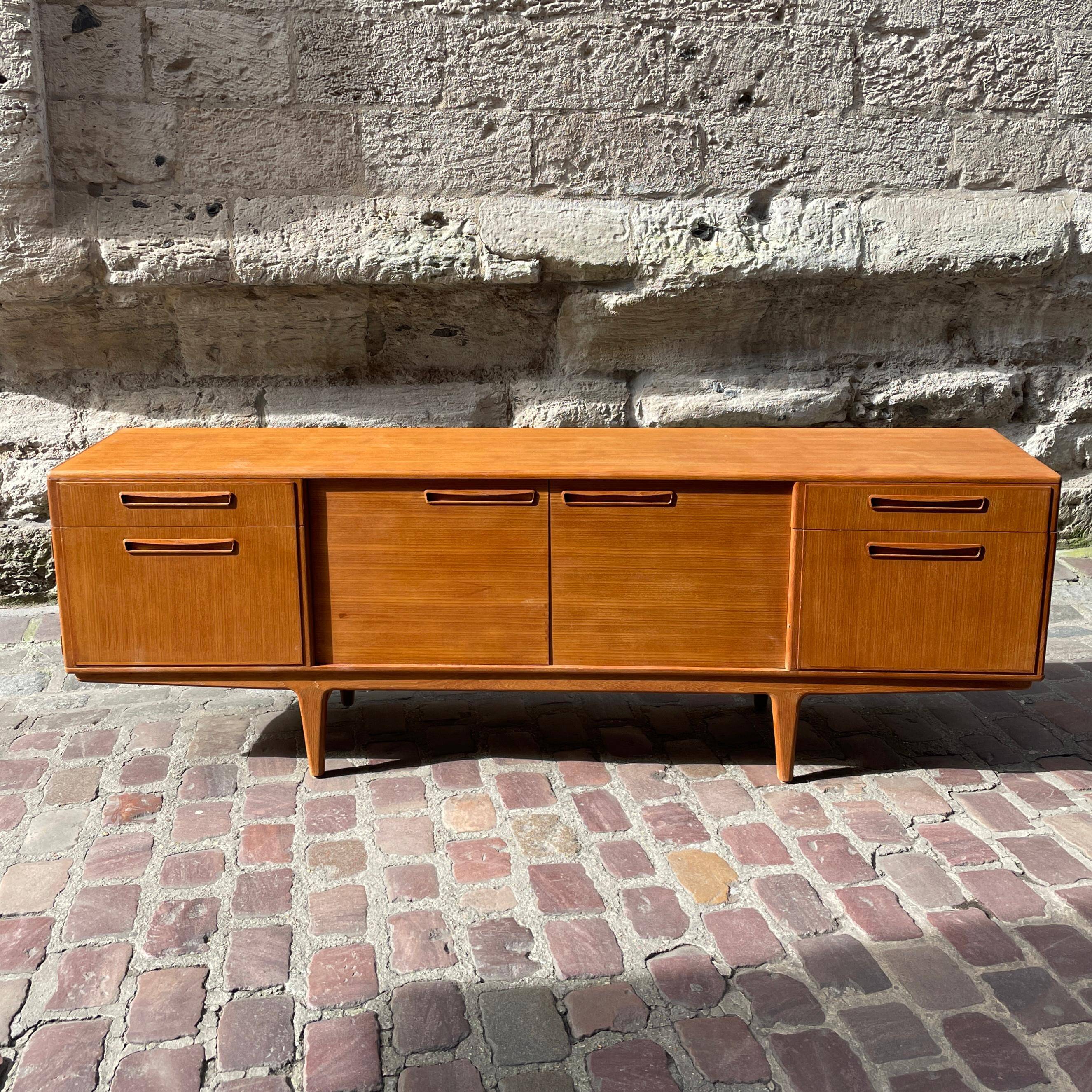 Scandinavian teak sideboard by Sven Ellekaer from the 1960s.