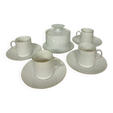 Service à café en porcelaine