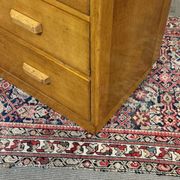 1950s English oak chest of drawers