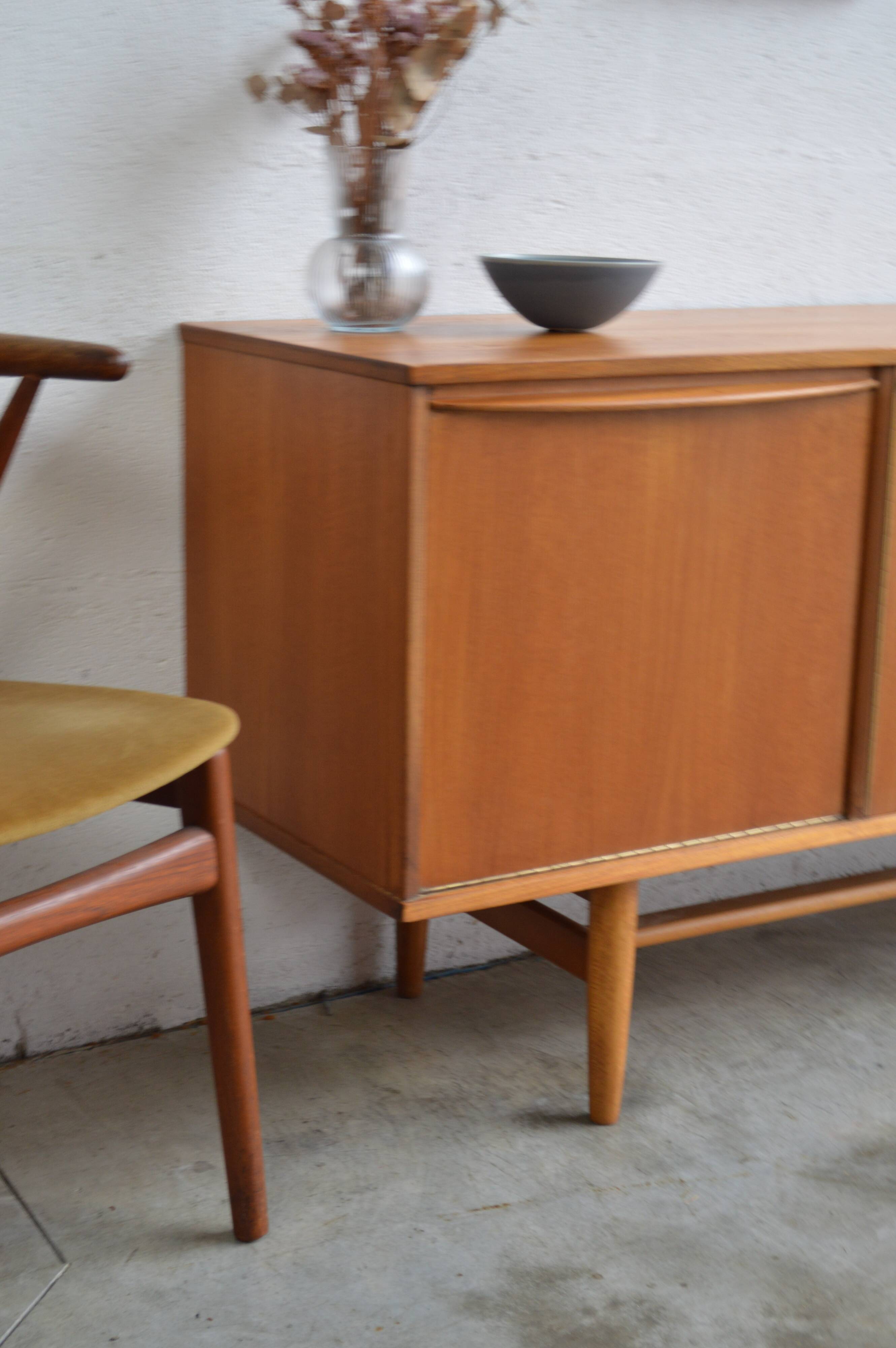 Scandinavian teak sideboard 198 cm